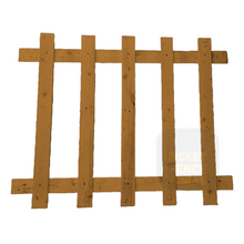 Open Picket Fence Panels - Harvest Gold