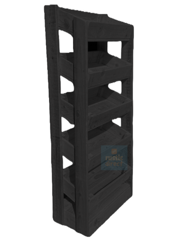 Tilted Handmade Display Stands - 5 Tier - Anthracite Grey