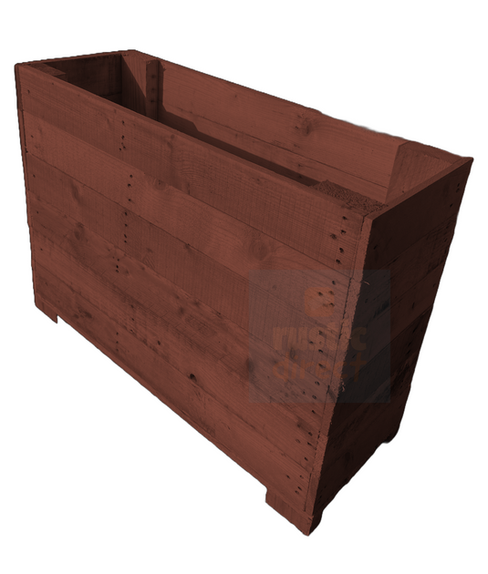 Rectangular Planters 80cm x 60cm x 30cm - 2 Pack