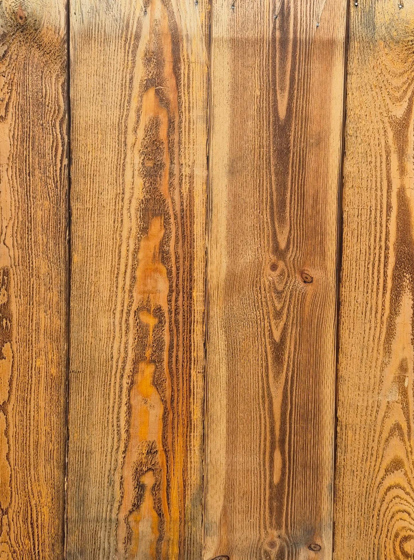 14cm Wide Uniform Cladding - Light Scorched Finish - 1m2 Pack