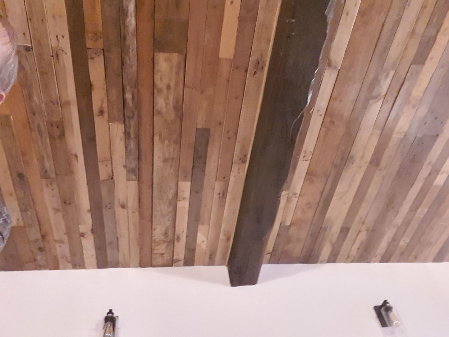 Clear Waxed Rustic Reclaimed Wood Cladding - 1 Square Meter Pack
