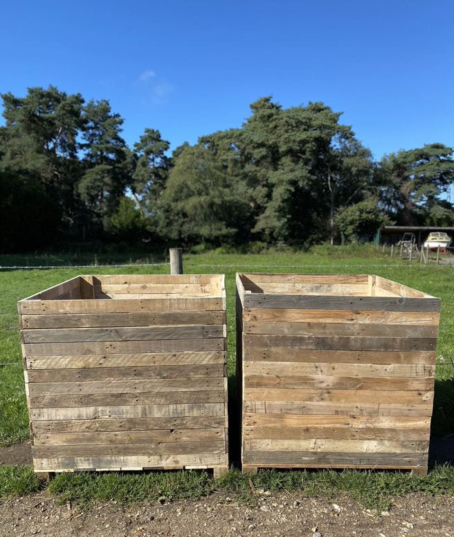 Rustic Square Planter 100cm x 100cm x 100cm - Extra Large - Individual