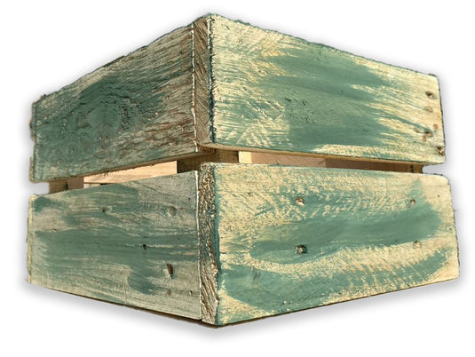 Small Rectangular Crate 30cm W x 40cm L - Amsterdam Green