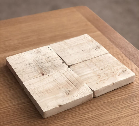 Rustic Coasters 10cm x 10cm - 4 Pack