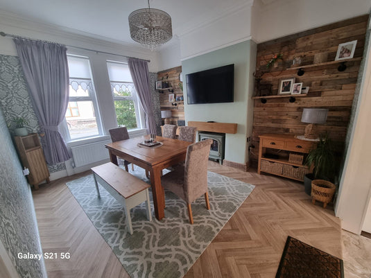 Natural Mixed Tone Rustic Cladding - 1 Square Meter Pack - Sanded