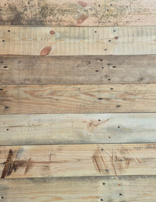 Rustic Reclaimed Wood Flooring All 140mm Wide - 1200mm Lengths - 1 Square Meter Pack
