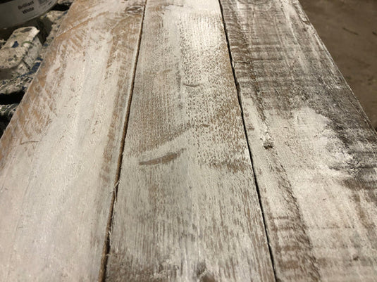 Alpine Whitewash Rustic Wood Cladding - Free Sample