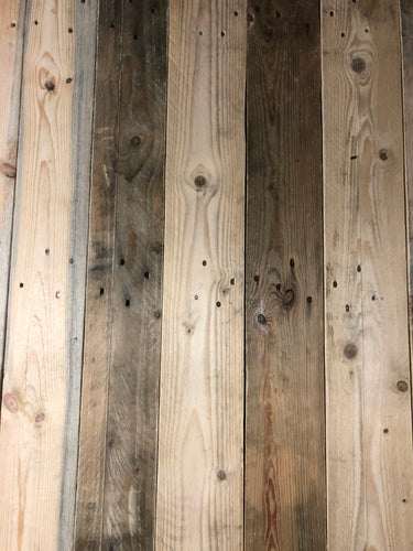Treated Rustic Reclaimed Wood Cladding - 1 Square Meter Pack