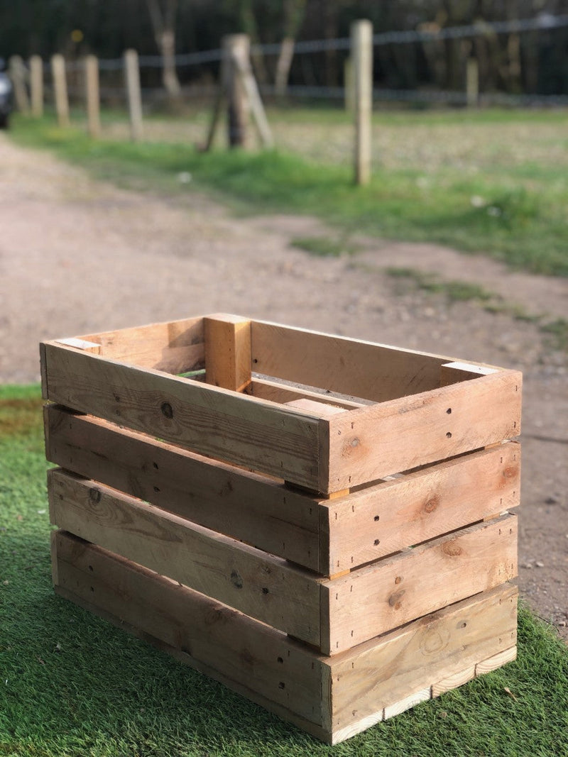 Load image into Gallery viewer, Rustic Direct Handcrafted Pallet Board Crate - 4 Tier - 50cm x 30cm
